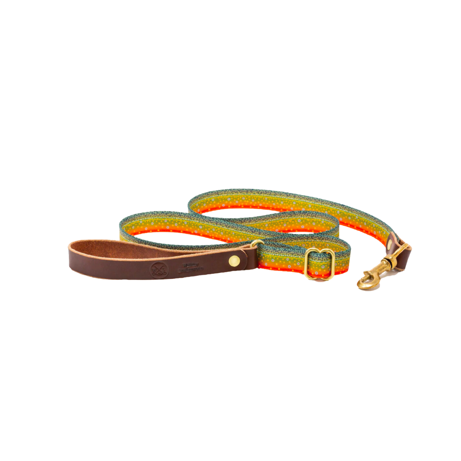 Trout Print Dog Leash